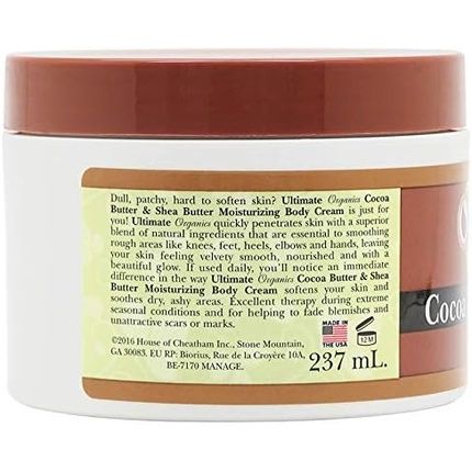 Ultimate Originals Cocoa Butter & Shea 8Oz Jar - Pack Of 6 - Image 3