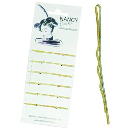 Shophair Kifix Hair Clips 6.5Cm Gold Pack Of 6