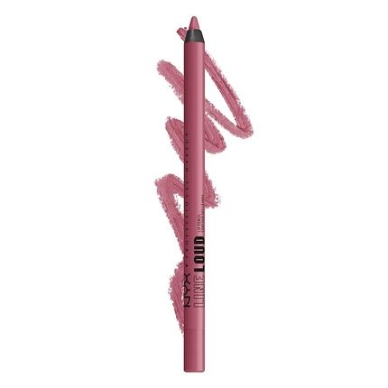 Nyx Professional Makeup Line Loud Lip Liner With Jojoba Oil And Vitamin E Trophy Life Mauve Pink