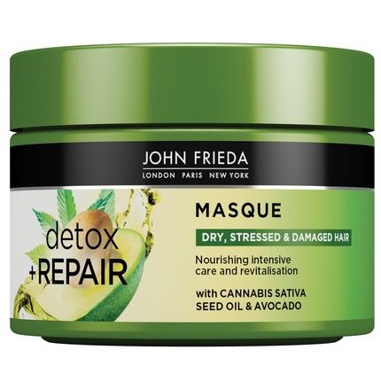 John Frieda Detox & Repair Masque 250Ml Intensive Deep Conditioner For Dry Hair