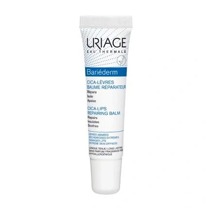 Uriage Bariderm Cica Lips Repairing Balm 15Ml Lip Care