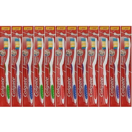 Colgate Premier Extra Clean Toothbrushes - Pack Of 12