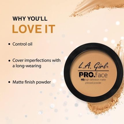 La Girl Pro Face High Definition Matte Powder 11 True Bronze