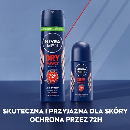 Nivea Antiperspirant Dry Impact Spray 150Ml - Image 3