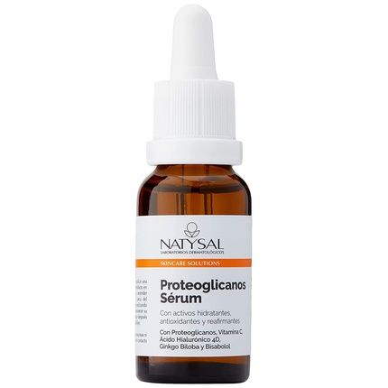 Proteoglycans Serum 20Ml With Vitamin C, Hyaluronic Acid, Ginkgo Biloba, And Bisabolol For Dry And Dehydrated Skin - Made In Spain