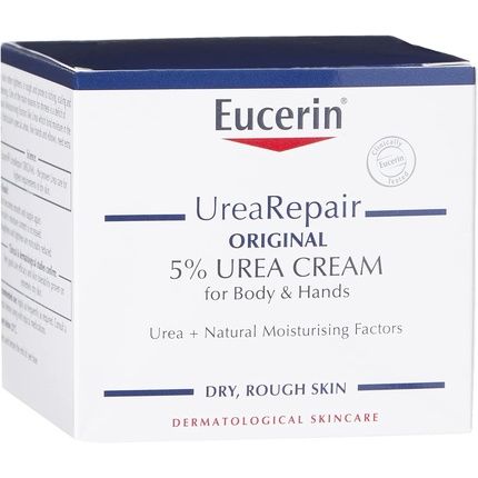 Eucerin Urearepair 5% Urea Original Cream 75Ml Intensive Body Cream For Dry Skin