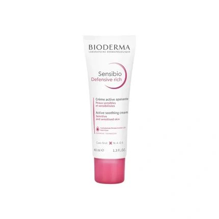 Bioderma Sensibio Defensive Rich 40Ml Active Soothing Cream For Sensitive Skin - Image 3