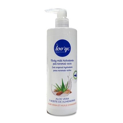 Lovyc Aloe Vera And Almond Body Lotion 400Ml For Normal To Dry Skin