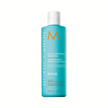 Moroccanoil Moisture Repair Shampoo 250Ml Regenerating Shampoo For Weakened And Damaged Hair