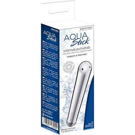 Joydivision Aquastick Silver Intimate Shower Stick And Shower Hose With 3 Nozzles For Intensive Cleaning And Sensual Massages