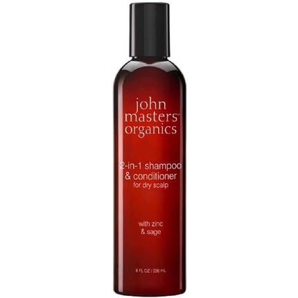 John Masters Organics Zinc Sage Shampoo With Conditioner 8 Ounce
