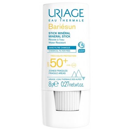 Uriage Bariesun Mineral Stick Spf 50+ 8G - Protects Sensitive Skin From Uva/Uvb