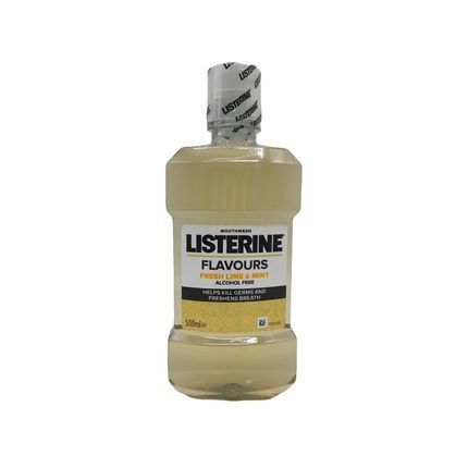 Listerine Mouthwash Fresh Lime & Mint 500 Ml