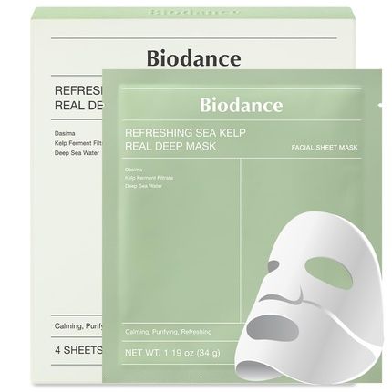 Biodance Refreshing Sea Kelp Real Deep Mask Overnight Hydrogel Mask Calming