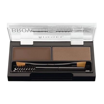 Rimmel London Brow This Way Eyebrow Sculpting Kit 002 Medium Brown Perfect Eyebrows Set 2 Grams