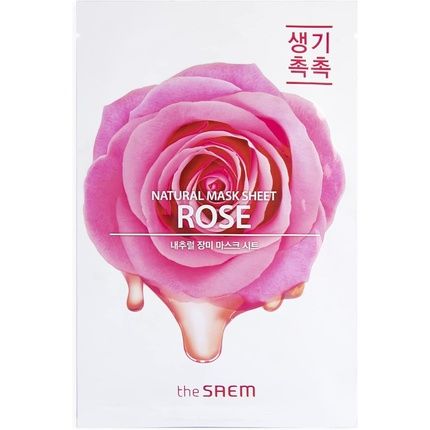 Natural Rose Mask Sheet 21Ml