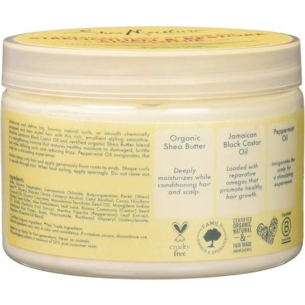 Shea Moisture Jamaican Black Castor Oil Smoothie 12 Oz - Image 3
