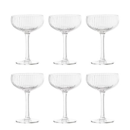 Bloomingville Astrid Champagne Glass Clear