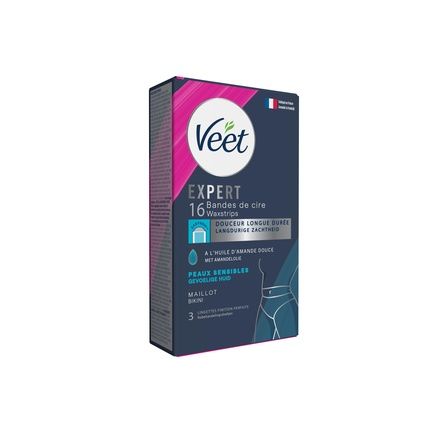 Veet Expert Wax Strips Bikini For Sensitive Skin 16 Pcs