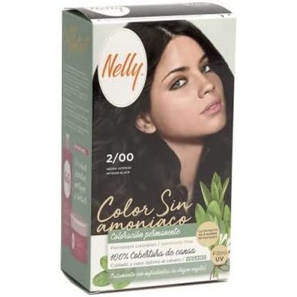 Nelly Ammonia-Free Hair Color 2/00 Deep Black