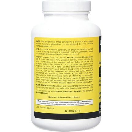 Jarrow Formulas Bone-Up Capsules 240 Count