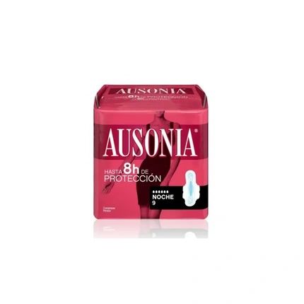 Ausonia Ausonia Night مع مناشف صحية بالأجنحة 9 وحدات