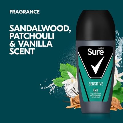 Sure Sensitive Antiperspirant Roll On 50Ml - Image 3
