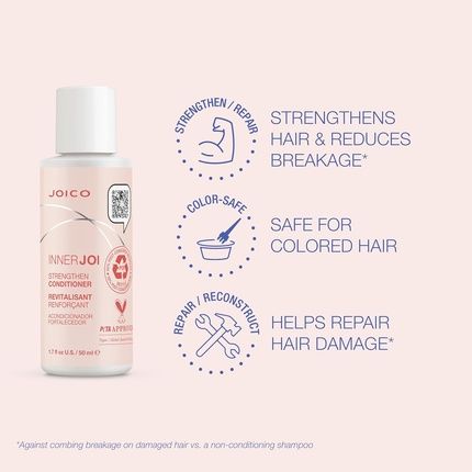 Joico Innerjoi Strengthen Conditioner For Damaged Color-Treated Hair - Image 3