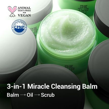 Gommage Scrub Cleansing Balm Vegan Makeup Remover For Face