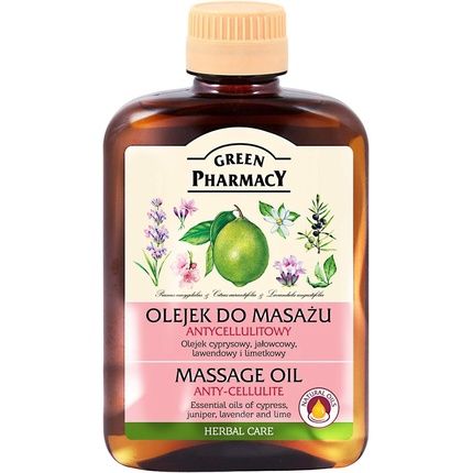 Green Pharmacy Body Massage Essential Oil Anti-Cellulite Cypress Juniper
