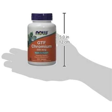 Now Foods Gtf Chromium Tablets 200Mg 250 Count - Image 3
