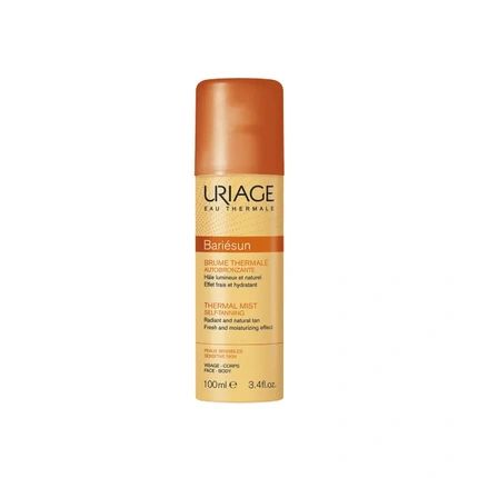 Uriage Barisun Thermal Mist Self Tanning 100Ml Selftanning Spray For Body And Face