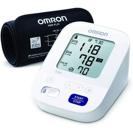 Omron M3 Comfort Hem-7155-E Upper Arm Blood Pressure Monitor With Intelliwrap Cuff And Intellisense Technology