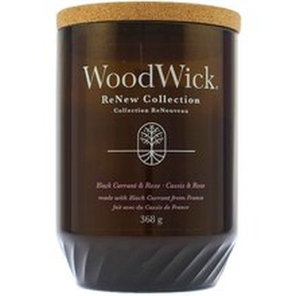 Woodwick Renew Black Currant & Rose Scented Candle 184 G