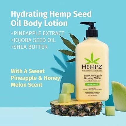 Hempz Sweet Pineapple & Honey Melon Body Moisturizer 500Ml - Image 3