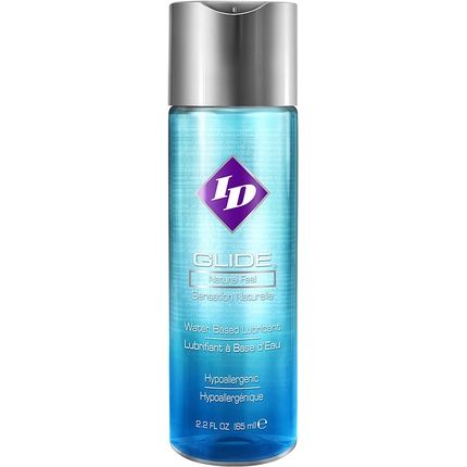 Id Lubricants Glide Natural Feel Water-Based Personal Lubricant 2.2 Fl Oz