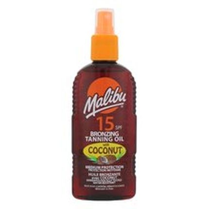Malibu Tanning Oil Coconut Spf15 200Ml
