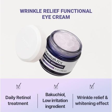 Heimish Rx Retinol Bakuchiol Eye Cream Daily Eye Cream For Anti-Aging - Image 3