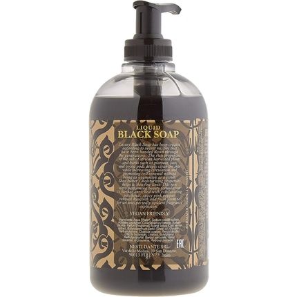 Nesti Dante Luxury Black Liquid Soap With Activated Charcoal 500Ml