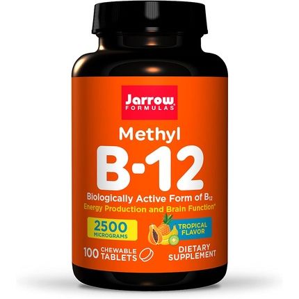 Jarrow Formulas Methyl B-12 Supports Brain Cells And Nerve Tissue 2500Mcg 100 Count