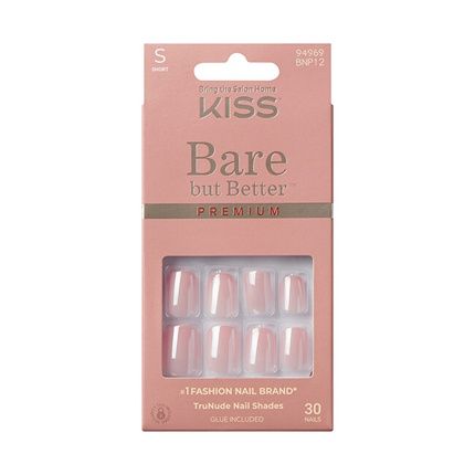 Kiss Bare-But-Better Premium Gel Nails - 30 Pieces