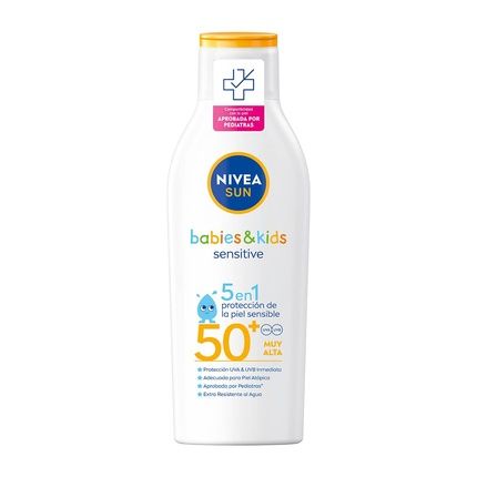 Nivea Sun Kids Sensitive Protect & Play Children'S Sun Cream Spf 50, 200Ml