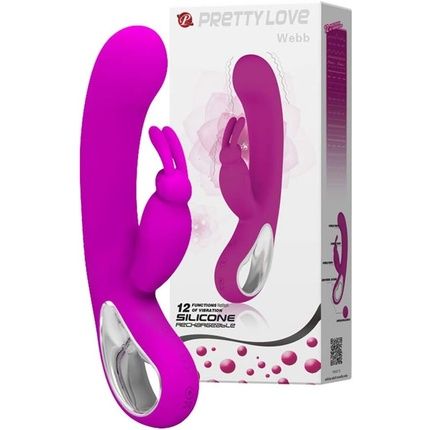 Pretty Love Webb Massager Deep Rose 430G