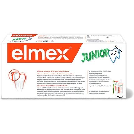Elmex Junior Toothpaste 6-12 Years - Pack Of 2 - Image 3