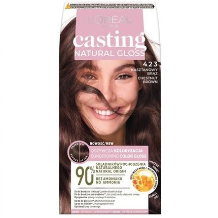 L'Oreal Paris Casting Natural Gloss Hair Color 423 Chestnut
