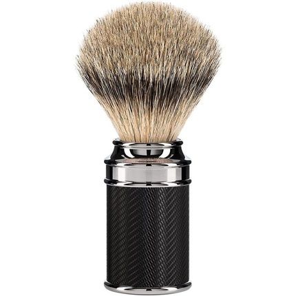 Muhle 3-Piece Traditional Silvertip Badger Shaving Set Black - Image 3