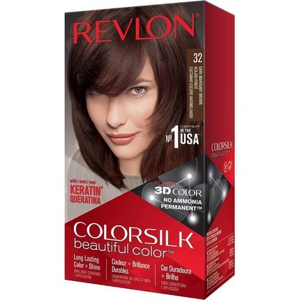 Colosilk Ammonia Free Hair Dye 32 Dark Mahogany Brown