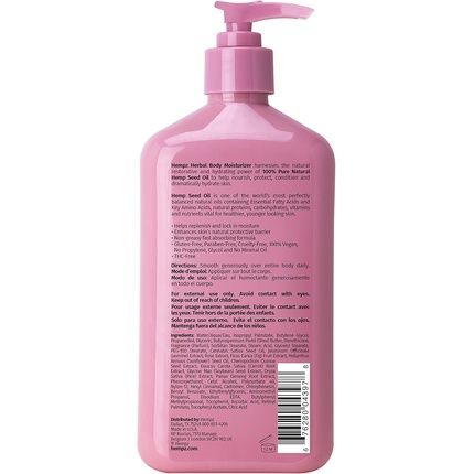 Hempz Sweet Jasmine And Rose Collagen Infused Herbal Body Moisturizer For Unisex