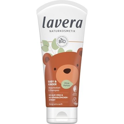 Lavera Baby & Children'S Wash Lotion And Shampoo - Gentle Cleansing For Skin