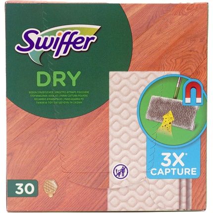 Swiffer Sweeper Floor Cloths With Beeswax Refill 30Pcs